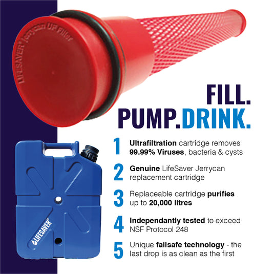 Cartucho de substituição para bidão LifeSaver