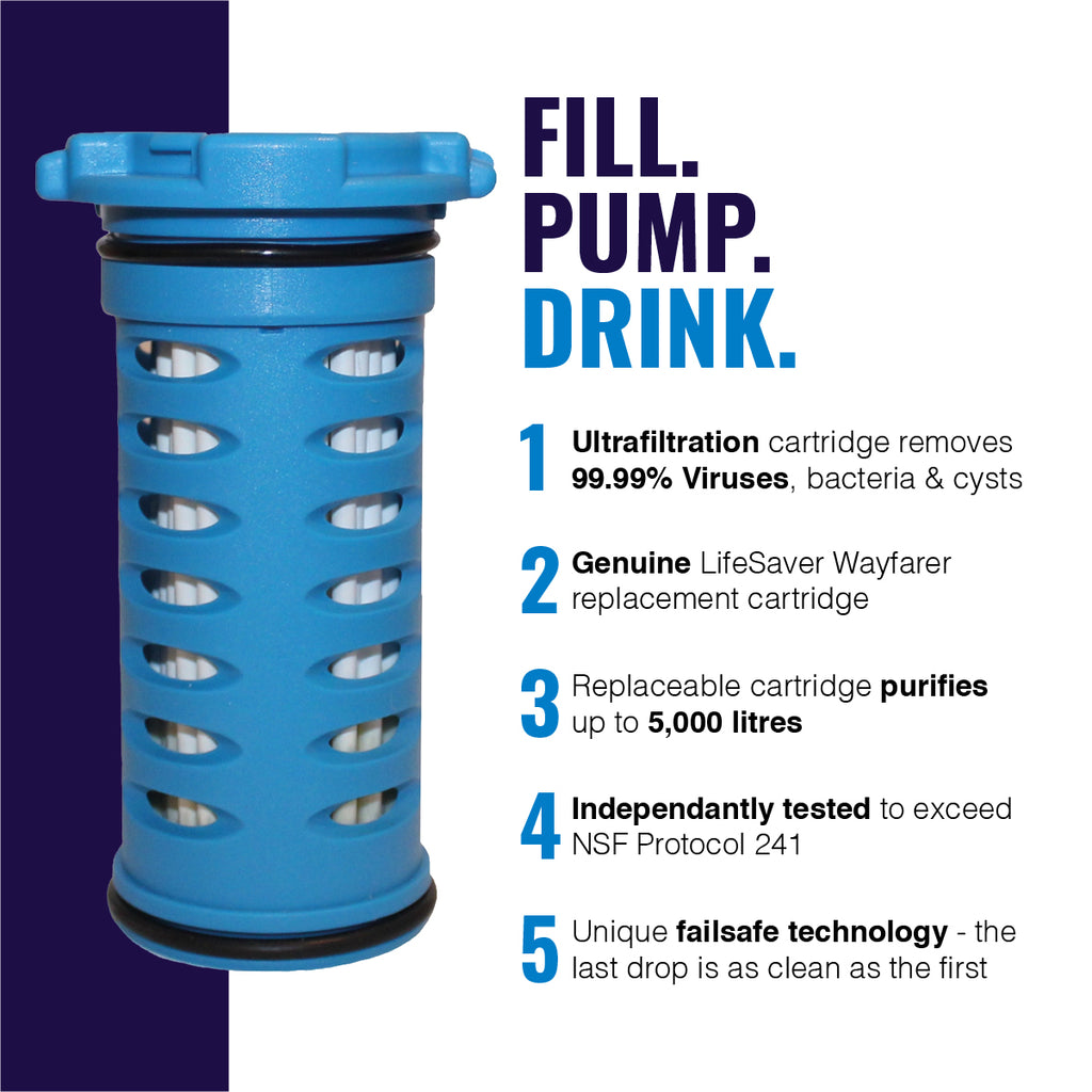 Cartucho de substituição LifeSaver Wayfarer™