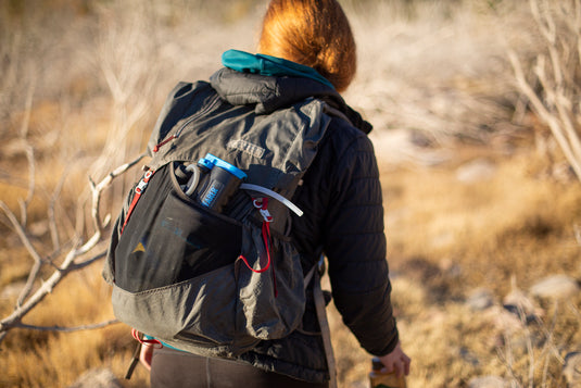 Hiking with a LifeSaver Wayfarer in the back pack