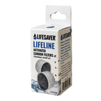 Filtros de carvão ativado LifeSaver Lifeline 2 unidades