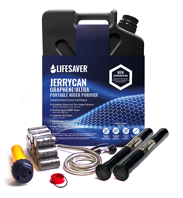 LifeSaver Jerrycan Graphene:Ultra Ultimate Emergency Preparedness Pack